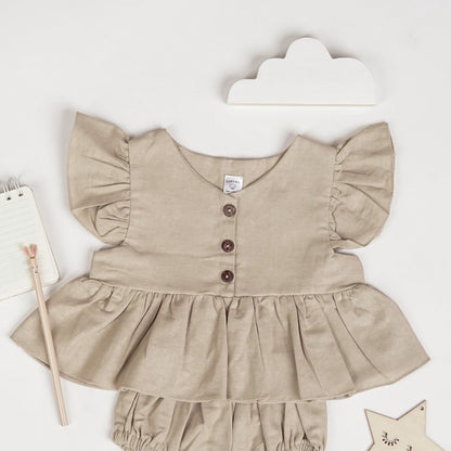 TINYME 0-3 thn || ( ATASAN PEPLUM / CELANA ) KAOS BAYI ANAK CASUAL catalog TMTM SNOWY