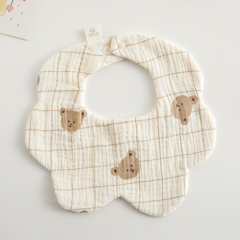 Premium BIB SLABBER BUNGA BAYI SET CELEMEK TATAKAN LIUR ANAK catalog DQIN DM