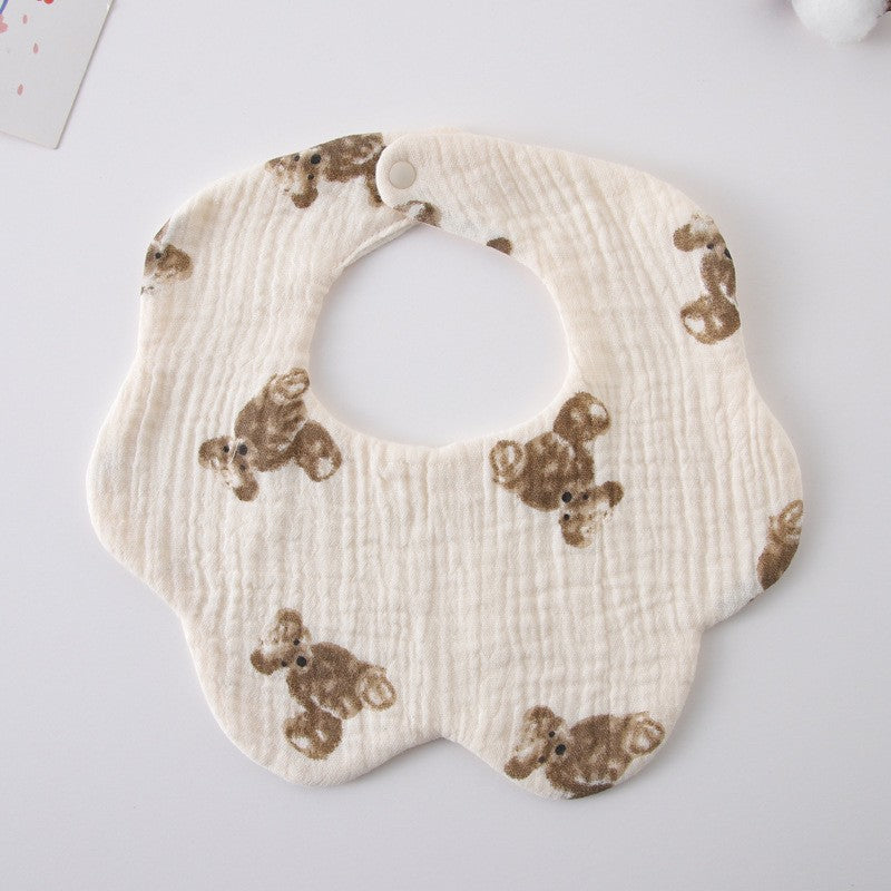Premium BIB SLABBER BUNGA BAYI SET CELEMEK TATAKAN LIUR ANAK catalog DQIN DM