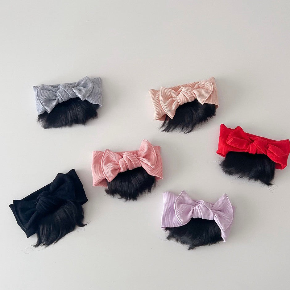 0-3 thn || Bandana Wig Korea Poni Rambut Palsu Topi Cepol Bayi Newborn Anak Catalog JNWG WE