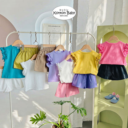 2-6 thn || ATASAN BAJU KAOS BASIC CASUAL BAYI PAKAIAN ANAK PEREMPUAN catalog NXTY TD
