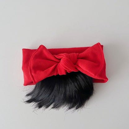 0-3 thn || Bandana Wig Korea Poni Rambut Palsu Topi Cepol Bayi Newborn Anak Catalog JNWG WE