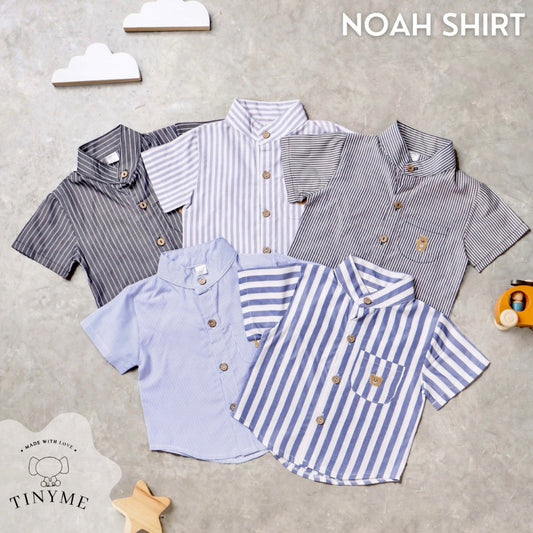 TINYME 1-4thn || Kemeja Koko Formal Kaos Kurta Shirt Kokoh Anak Laki-laki Pakaian Bayi catalog TMTM NOAH