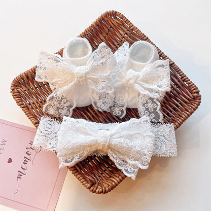 0-2 thn | 2in1 (Kaos kaki + Bandana) BAYI ANAK IMPOR SOCKS LUCU ANAK PEREMPUAN catalog JYRF FN