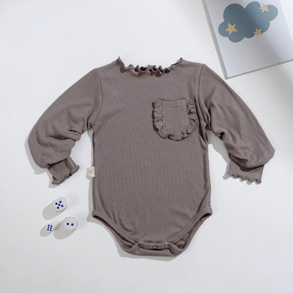 TINYME || 0-12bln JUMPER RUFFLE BASIC BAYI | JUMPSUIT ROMPER BAJU PAKAIAN ANAK BABY catalog TMTM Fiona