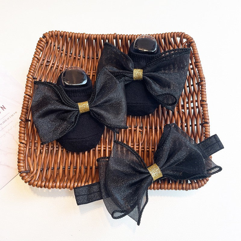 0-2 thn | 2in1 (Kaos kaki + Bandana) BAYI ANAK IMPOR SOCKS LUCU ANAK PEREMPUAN catalog JYRF FN