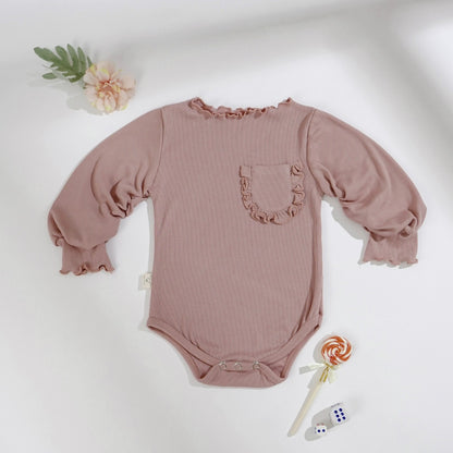 TINYME || 0-12bln JUMPER RUFFLE BASIC BAYI | JUMPSUIT ROMPER BAJU PAKAIAN ANAK BABY catalog TMTM Fiona