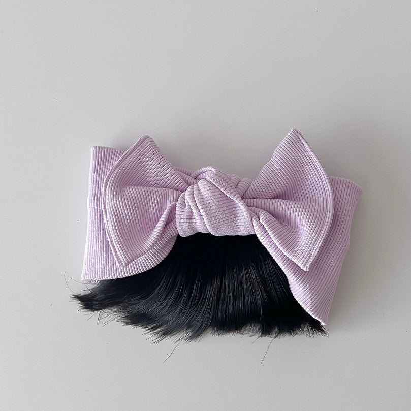 0-3 thn || Bandana Wig Korea Poni Rambut Palsu Topi Cepol Bayi Newborn Anak Catalog JNWG WE