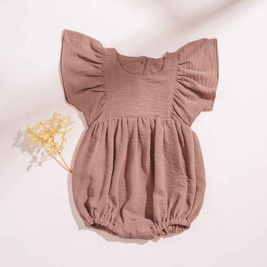 TINYME 0-18bln JUMPER RUFFLE BASIC BAYI | JUMPSUIT ROMPER BAJU PAKAIAN ANAK BABY catalog TMTM ANNA