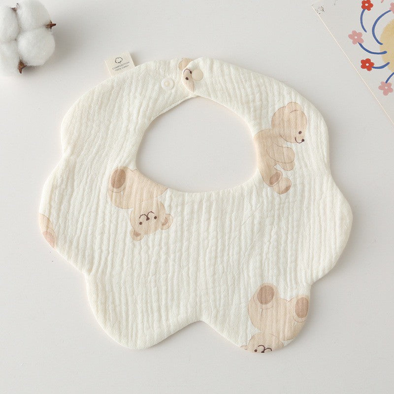 Premium BIB SLABBER BUNGA BAYI SET CELEMEK TATAKAN LIUR ANAK catalog DQIN DM