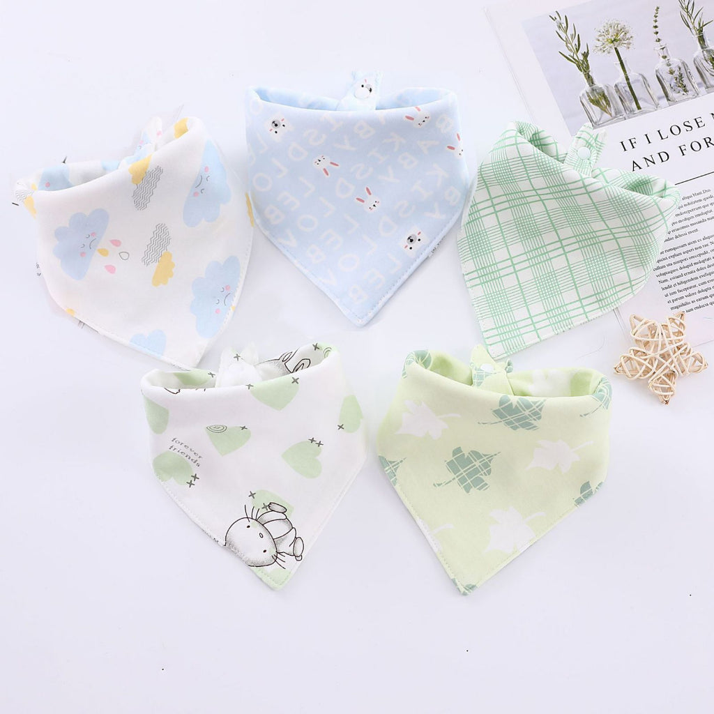 [5pcs] Premium BIB SLABBER BAYI SET CELEMEK TATAKAN LIUR ANAK NMD i catalog