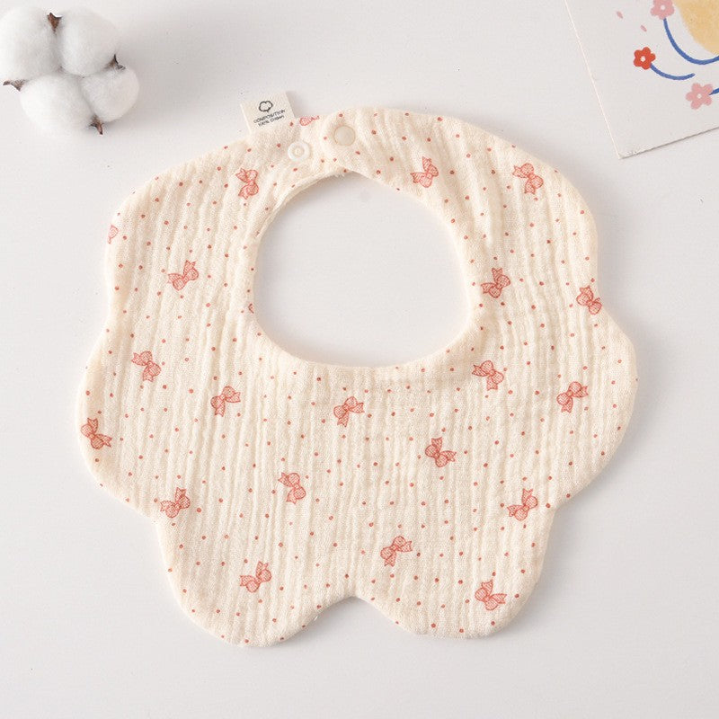 Premium BIB SLABBER BUNGA BAYI SET CELEMEK TATAKAN LIUR ANAK catalog DQIN DM
