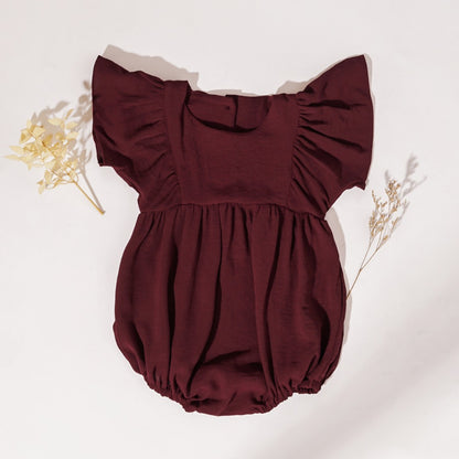 TINYME 0-18bln JUMPER RUFFLE BASIC BAYI | JUMPSUIT ROMPER BAJU PAKAIAN ANAK BABY catalog TMTM ANNA