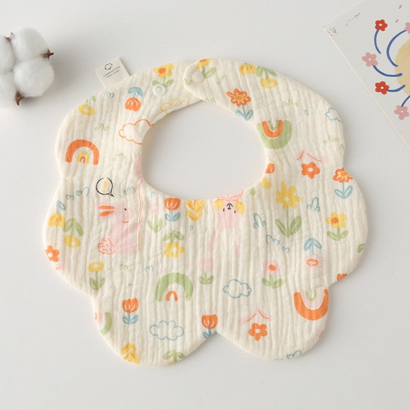 Premium BIB SLABBER BUNGA BAYI SET CELEMEK TATAKAN LIUR ANAK catalog DQIN DM