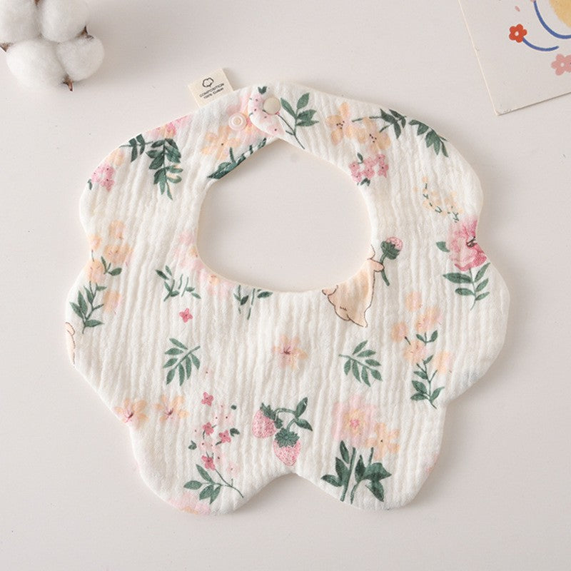Premium BIB SLABBER BUNGA BAYI SET CELEMEK TATAKAN LIUR ANAK catalog DQIN DM