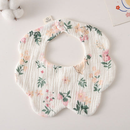 Premium BIB SLABBER BUNGA BAYI SET CELEMEK TATAKAN LIUR ANAK catalog DQIN DM