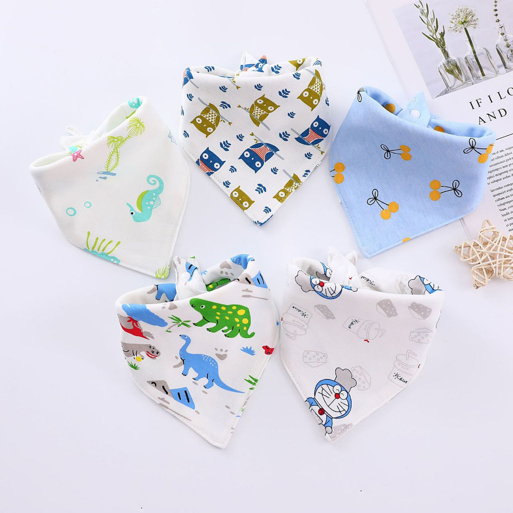 [5pcs] Premium BIB SLABBER BAYI SET CELEMEK TATAKAN LIUR ANAK NMD i catalog