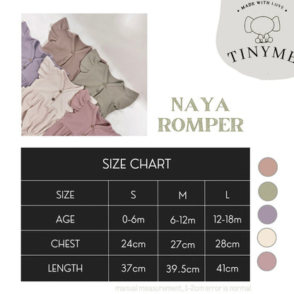TINYME 0-18bln JUMPER BASIC BAYI | JUMPSUIT ROMPER BAJU PAKAIAN ANAK BABY catalog TMTM NAYA