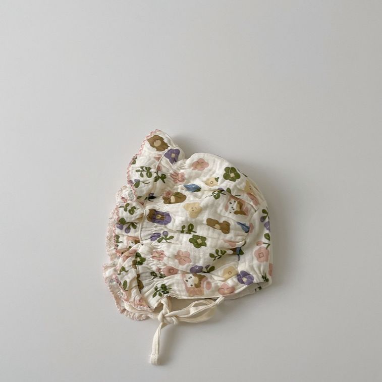0-3 thn || Topi Bonnet Bayi Newborn Anak Emen Anak Impor Catalog OIMG ODT