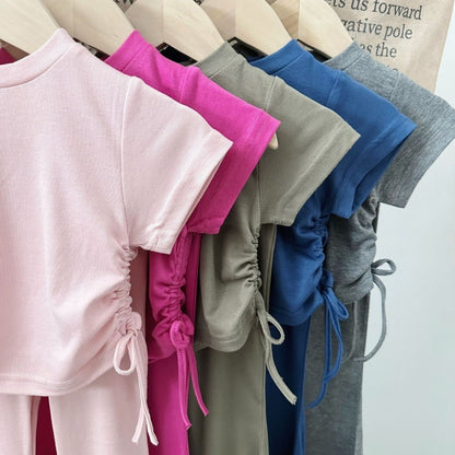 2-6 thn ||SETELAN BAJU + CELANA (1 set) ANAK JALAN CASUAL BAJU ATASAN catalog NXTY TAC
