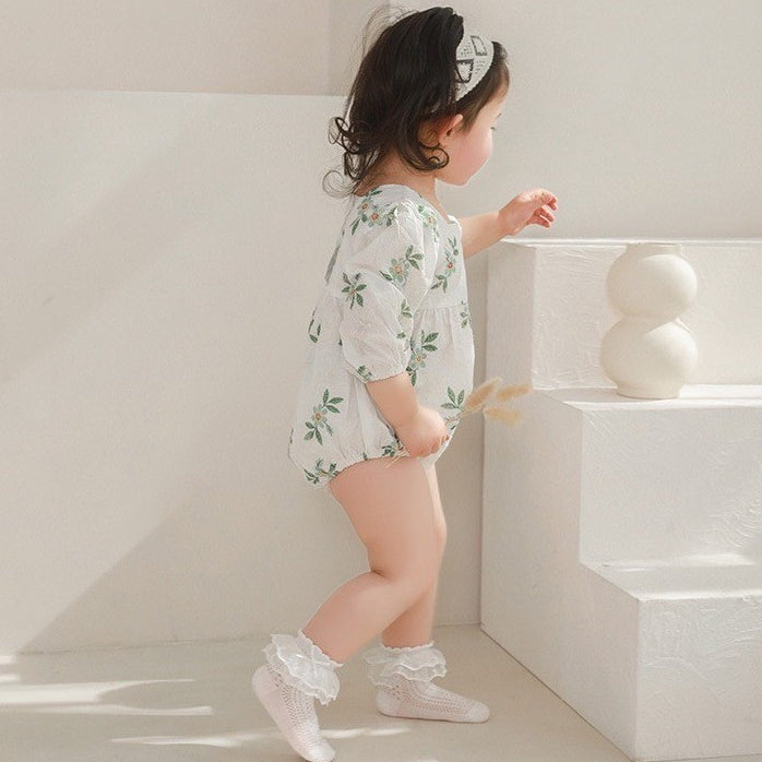 0-3 thn | KAOS KAKI POLOS LACE  BAYI ANAK NEWBORN SOCKS PEREMPUAN catalog NMBB FAB new