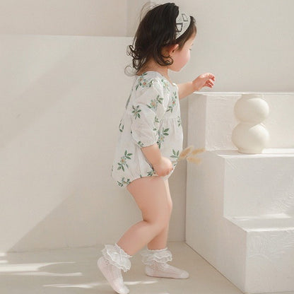0-3 thn | KAOS KAKI POLOS LACE  BAYI ANAK NEWBORN SOCKS PEREMPUAN catalog NMBB FAB new
