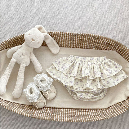 0-2thn | ROK PENDEK KARET CASUAL BAWAHAN ANAK PEREMPUAN catalog DDWJ DAQ