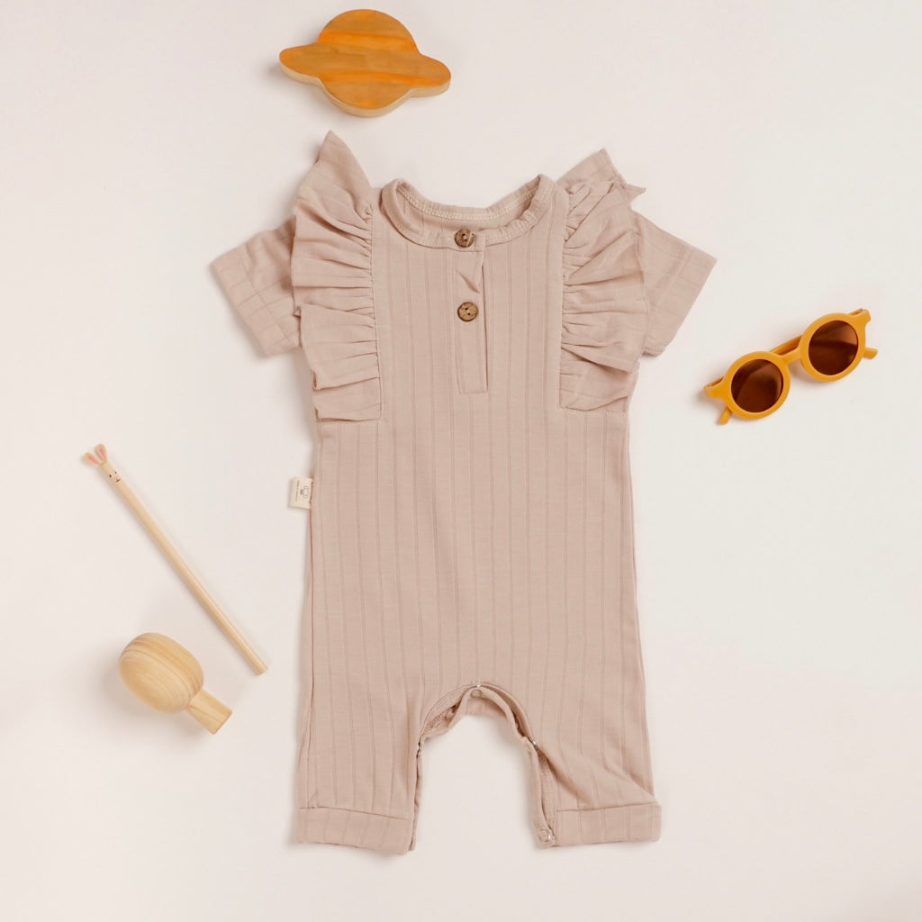 TINYME 0-18bln JUMPER RUFFLE BASIC BAYI | JUMPSUIT ROMPER BAJU PAKAIAN ANAK BABY catalog TMTM ADELE
