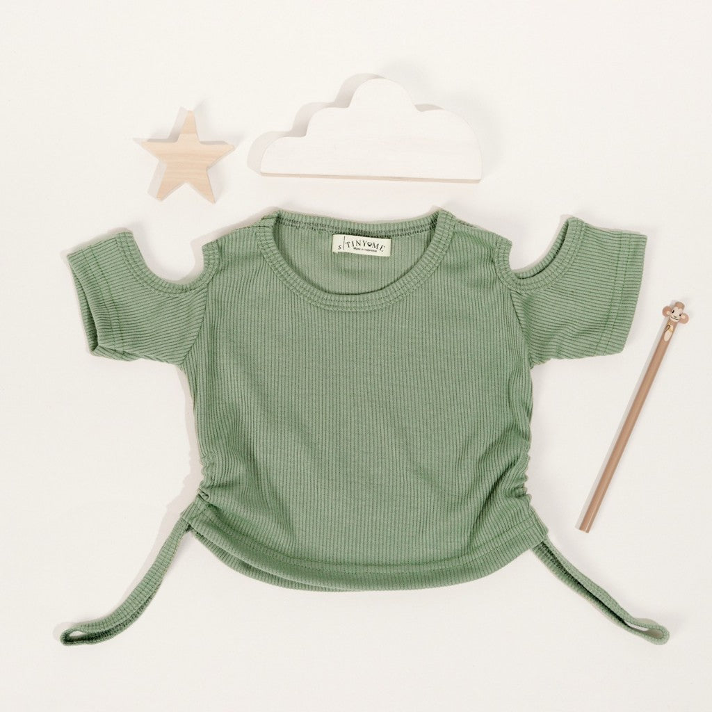 TINYME 1-5thn || CROPTOP ATASAN ANAK KAOS TOP CASUAL PEREMPUAN Catalog TMTM GINA