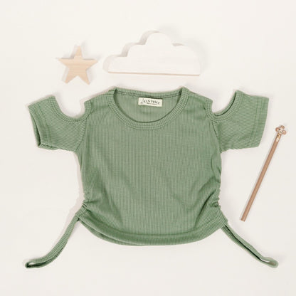 TINYME 1-5thn || CROPTOP ATASAN ANAK KAOS TOP CASUAL PEREMPUAN Catalog TMTM GINA