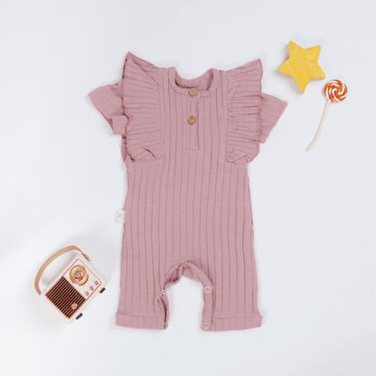TINYME 0-18bln JUMPER RUFFLE BASIC BAYI | JUMPSUIT ROMPER BAJU PAKAIAN ANAK BABY catalog TMTM ADELE