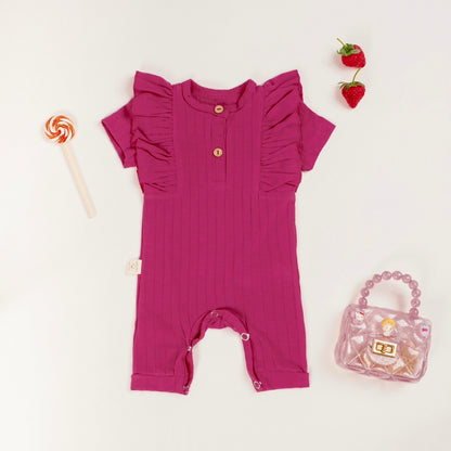 TINYME 0-18bln JUMPER RUFFLE BASIC BAYI | JUMPSUIT ROMPER BAJU PAKAIAN ANAK BABY catalog TMTM ADELE