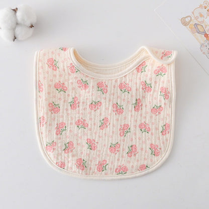 Premium BIB SLABBER BUNGA BAYI SET CELEMEK TATAKAN LIUR ANAK catalog DQIN DQ