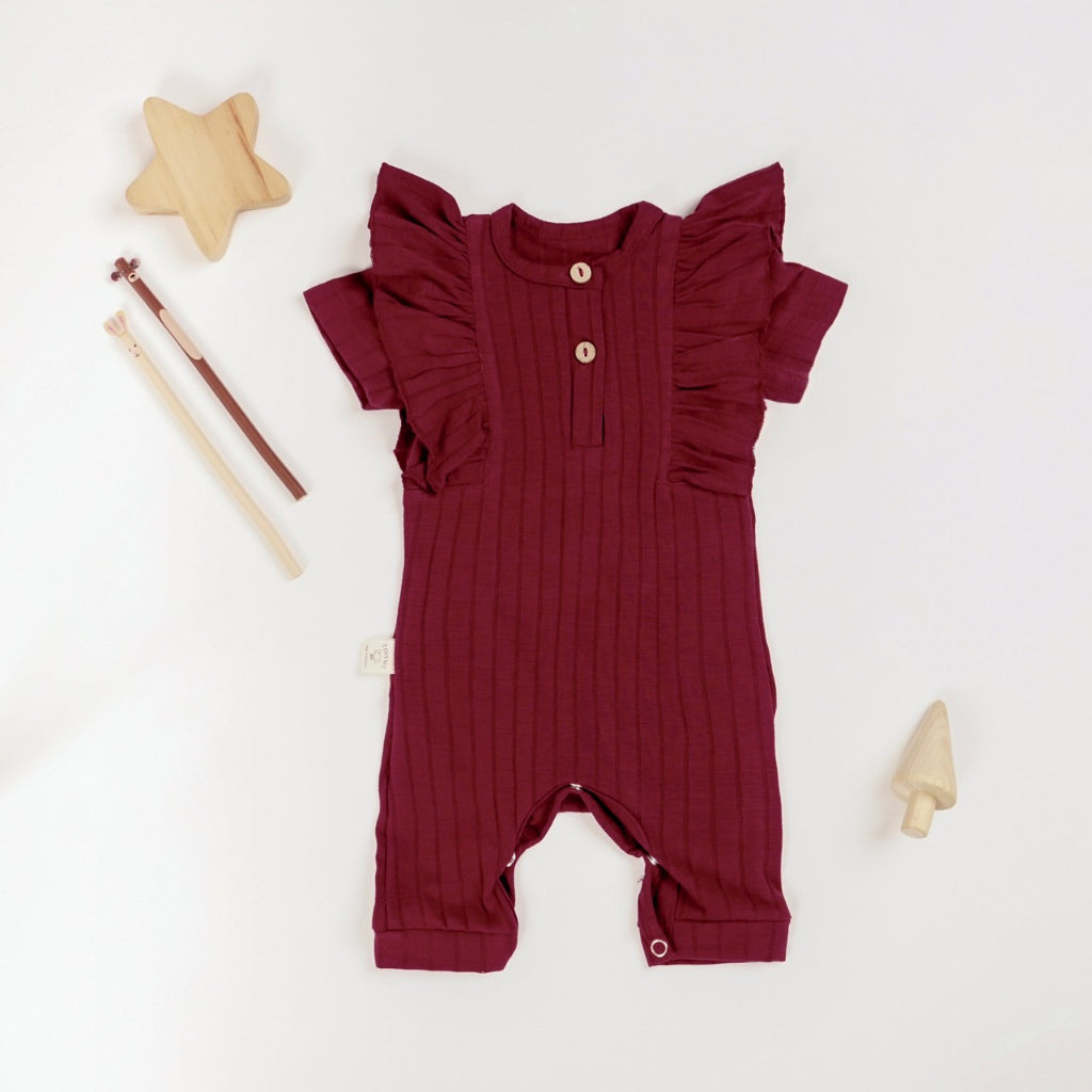 TINYME 0-18bln JUMPER RUFFLE BASIC BAYI | JUMPSUIT ROMPER BAJU PAKAIAN ANAK BABY catalog TMTM ADELE