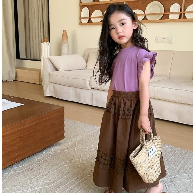 2-6 thn || ROK PANJANG KARET CASUAL BAWAHAN ANAK PEREMPUAN catalog NXTY TAF