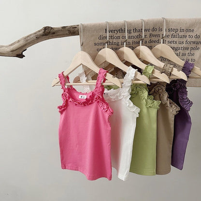 2-6 thn || ATASAN KAOS LENGAN BUNTUNG CASUAL PAKAIAN ANAK PEREMPUAN catalog NXTY TAG
