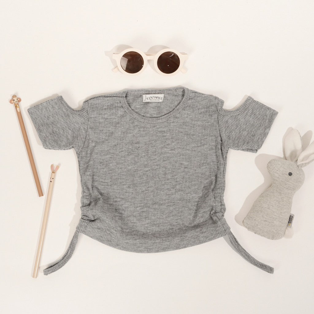 TINYME 1-5thn || CROPTOP ATASAN ANAK KAOS TOP CASUAL PEREMPUAN Catalog TMTM GINA
