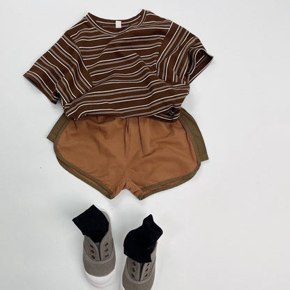 1-5thn | Tshirt Kaos Korea Basic Lengan Pendek Anak laki-laki Pakaian Bayi KQHZ catalog KAN