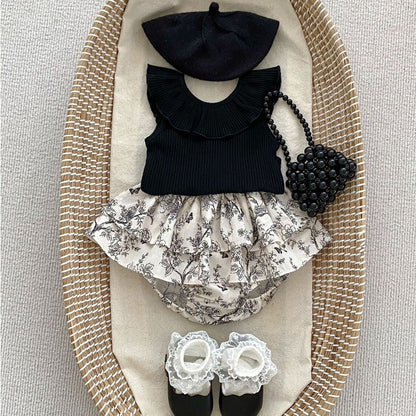 0-2thn | ROK PENDEK KARET CASUAL BAWAHAN ANAK PEREMPUAN catalog DDWJ DAQ