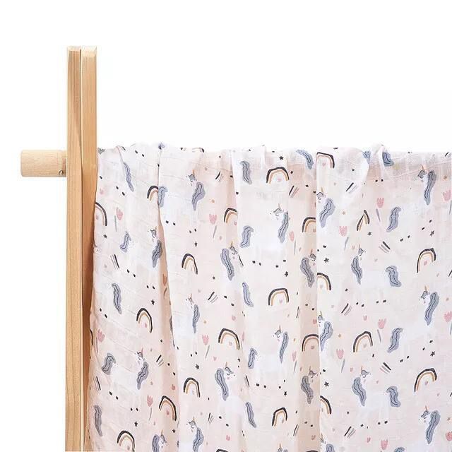 (120x110cm) Kain Bedong Muslin Bayi | Baby Swaddle Muslin Bamboo | Selimut Bayi Catalog G