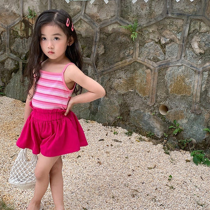 2-6 thn || ATASAN KAOS LENGAN BUNTUNG CASUAL PAKAIAN ANAK PEREMPUAN catalog NXTY TV