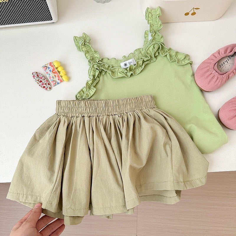 2-6 thn || ATASAN KAOS LENGAN BUNTUNG CASUAL PAKAIAN ANAK PEREMPUAN catalog NXTY TAG