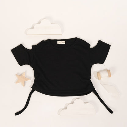 TINYME 1-5thn || CROPTOP ATASAN ANAK KAOS TOP CASUAL PEREMPUAN Catalog TMTM GINA