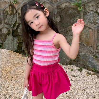 2-6 thn || ATASAN KAOS LENGAN BUNTUNG CASUAL PAKAIAN ANAK PEREMPUAN catalog NXTY TV