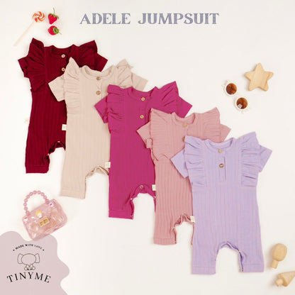 TINYME 0-18bln JUMPER RUFFLE BASIC BAYI | JUMPSUIT ROMPER BAJU PAKAIAN ANAK BABY catalog TMTM ADELE