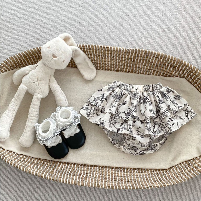 0-2thn | ROK PENDEK KARET CASUAL BAWAHAN ANAK PEREMPUAN catalog DDWJ DAQ