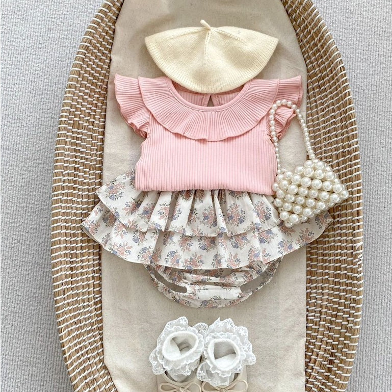 0-2thn | ROK PENDEK KARET CASUAL BAWAHAN ANAK PEREMPUAN catalog DDWJ DAQ