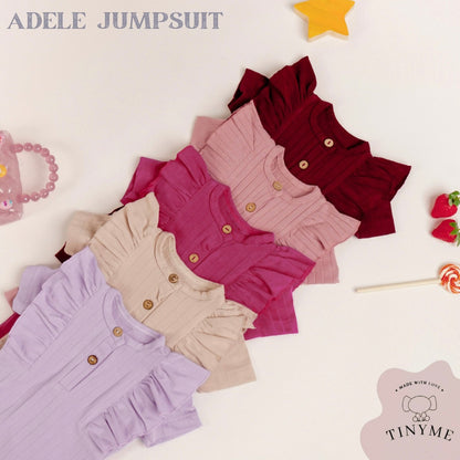 TINYME 0-18bln JUMPER RUFFLE BASIC BAYI | JUMPSUIT ROMPER BAJU PAKAIAN ANAK BABY catalog TMTM ADELE