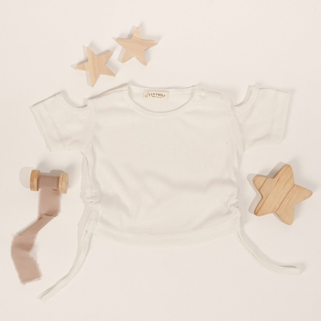 TINYME 1-5thn || CROPTOP ATASAN ANAK KAOS TOP CASUAL PEREMPUAN Catalog TMTM GINA