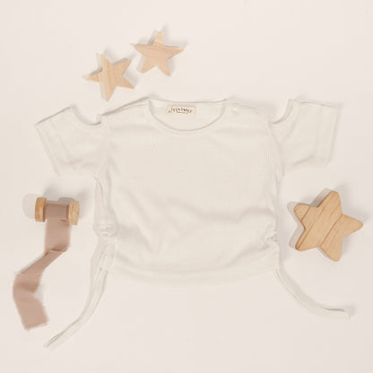 TINYME 1-5thn || CROPTOP ATASAN ANAK KAOS TOP CASUAL PEREMPUAN Catalog TMTM GINA